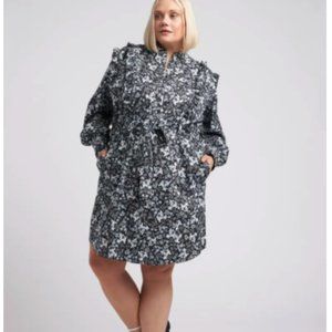 NWT Universal Standard Erdem Primrose long sleeve shirt dress size XS